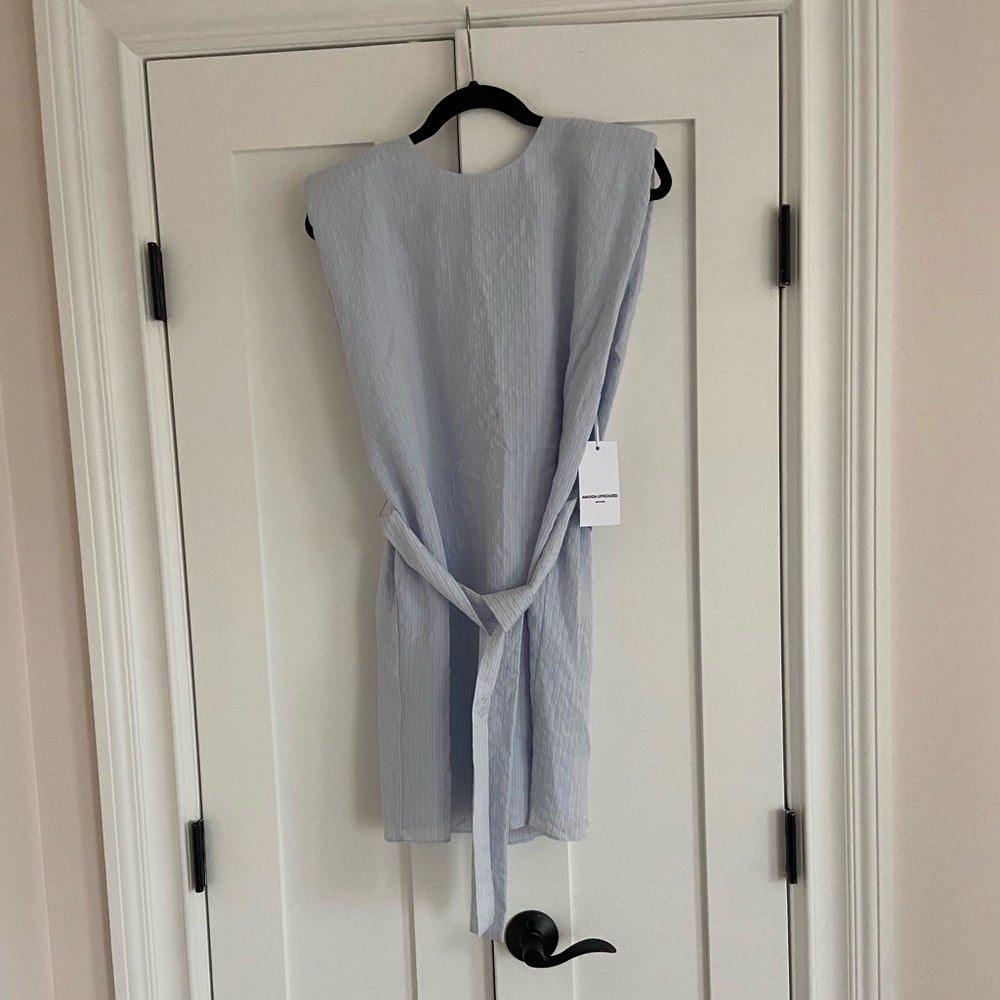 NWT Amanda Uprichard front tie dress